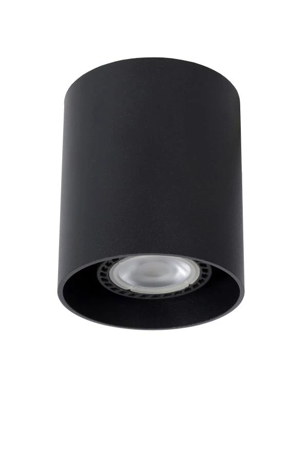 Lucide BODI - Spot plafond - Ø 8 cm - 1xGU10 - Noir - éteint